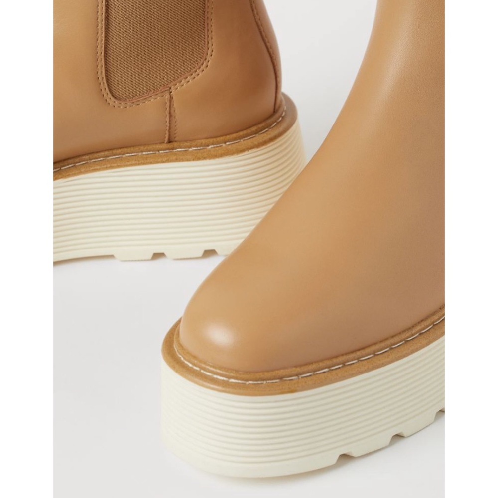 H&M Leather Platform Chelsea Boot - Picture 4 of 6